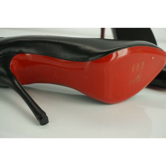 Christian Louboutin Toot Couverte Elastic High Heel Pumps Size 36.5 NIB $995 - Picture 3 of 12